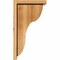Ekena Millwork Carmel Rough Sawn Corbel w/Backplate, Western Red Cedar, 6"W x 10"D x 18"H COR06X10X18CAR01RWR - alternate 3